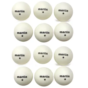 12 White Table Tennis Practice Balls Ping Pong Beer Pong Sport Player Official