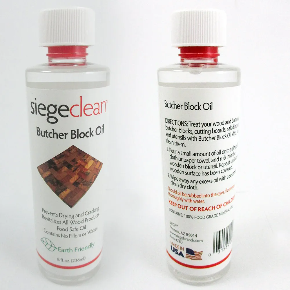 12 Wood Butcher Block Mineral Oil 96oz Food Grade Safe Knife Blade Cutting Board