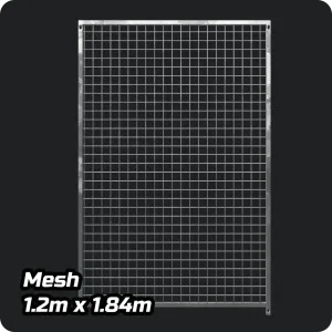 1.2 x 1.84m Heavy-duty Galvanized Dog Run Panel - Mesh