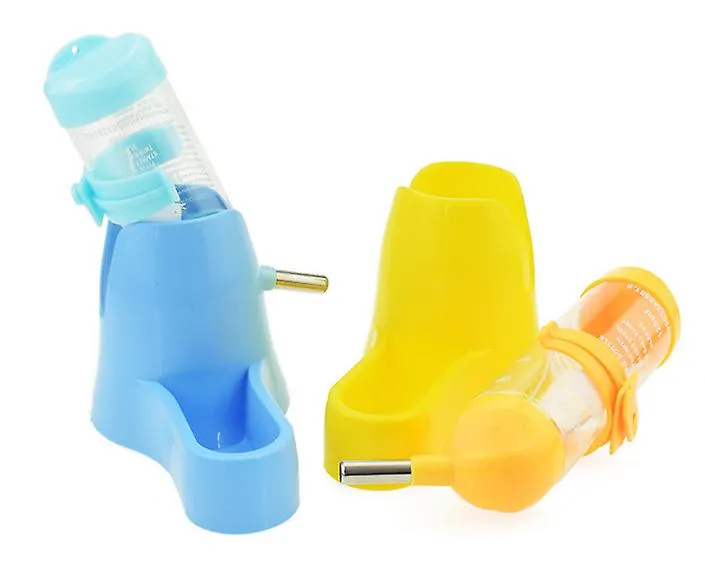 125ml yellow 3 in 1Hamster plastic waterer, Automatic Feeding Device,food bowl, sleeping nest AZ13348