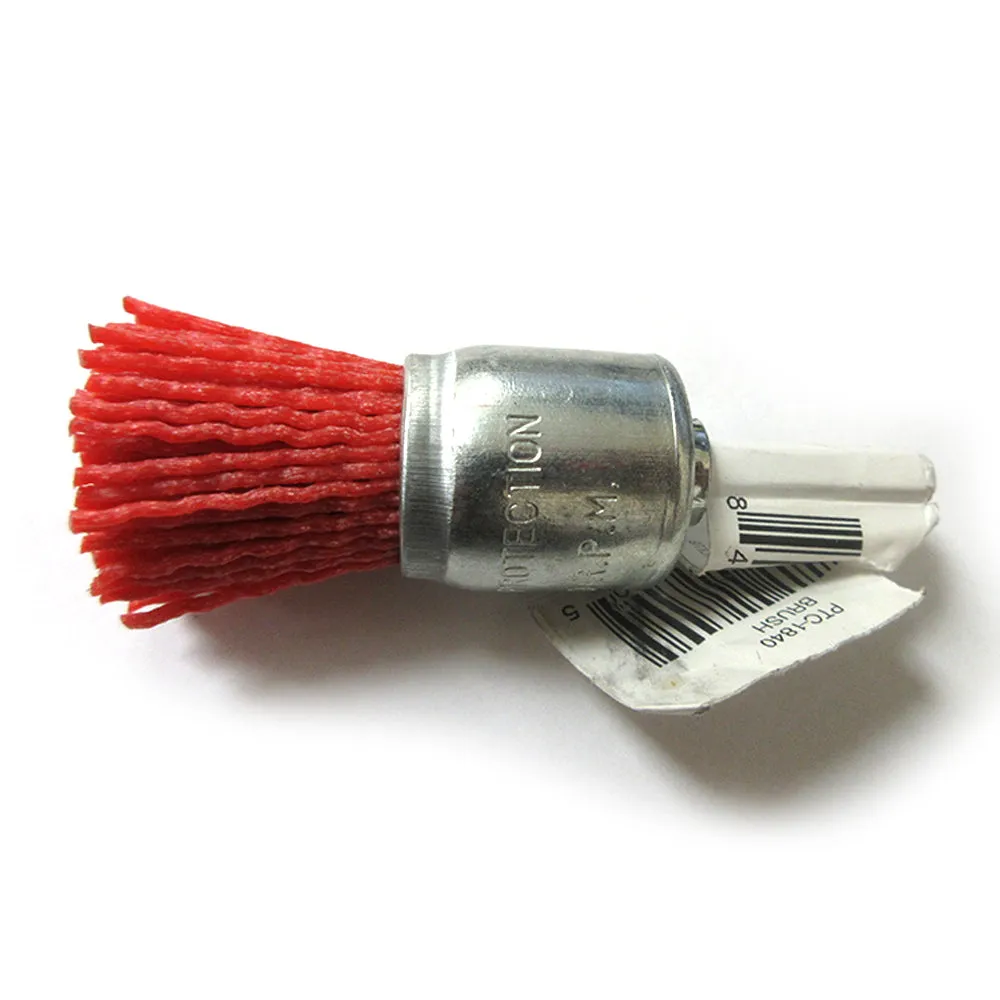 1" Hex Nylon Brush Coarse End Wire Wheel Abrasive Sand Cleaning Drill Shank Tool