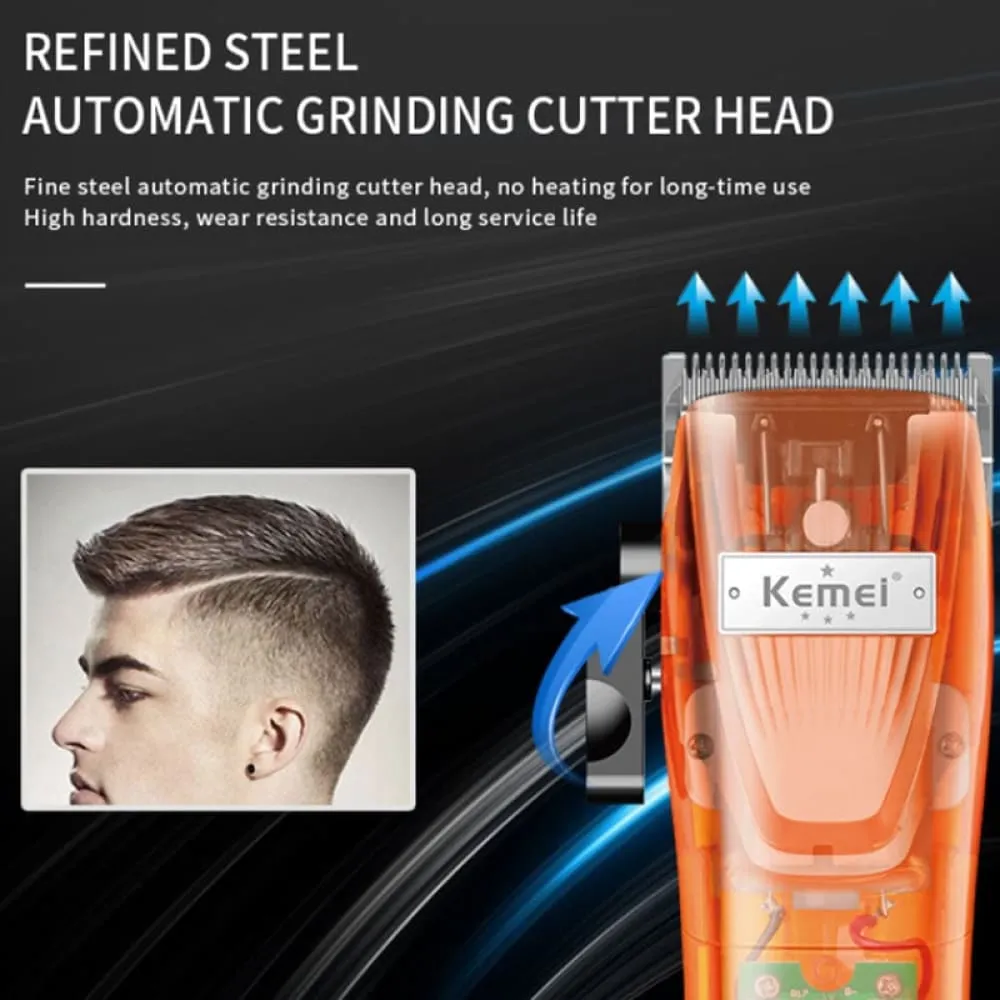 2860 Pro Adjustable Powerful Hair Clipper Lcd Electric Hair Trimmer Professional