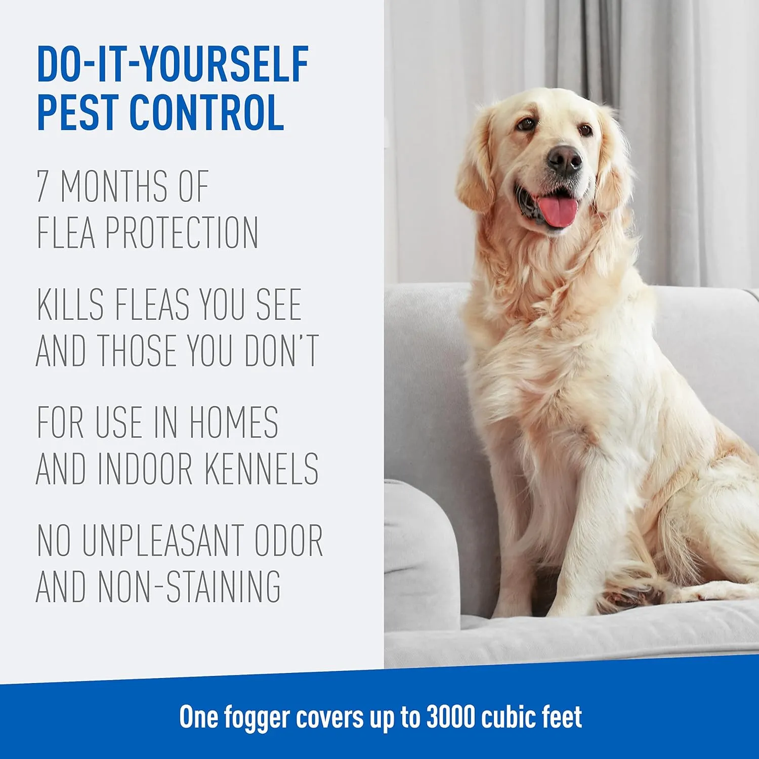 Adams Plus Flea & Tick Indoor Fogger, 3-pk (3 oz each)