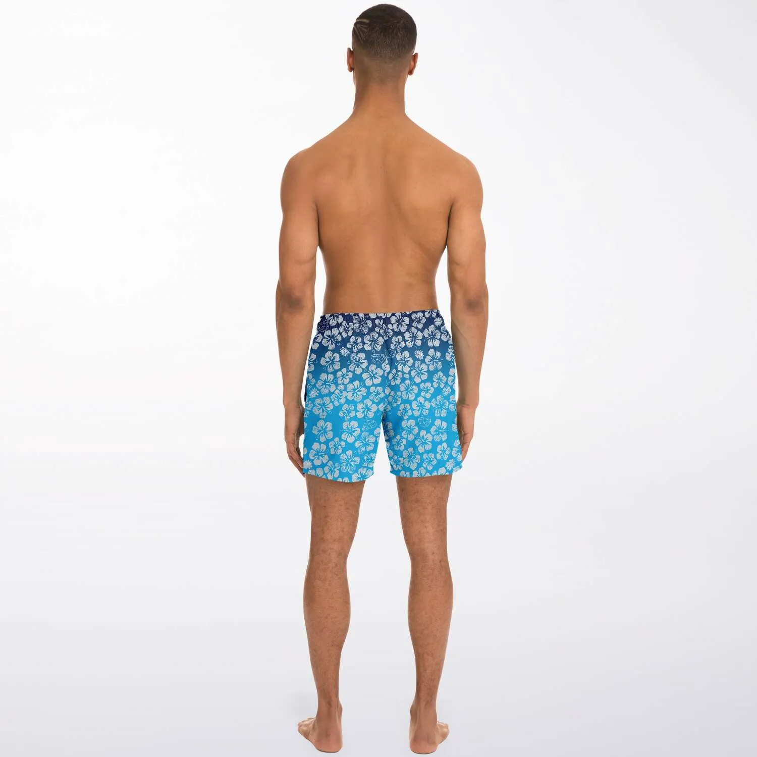 Alaska Libertarian Hawaiian Adult Swim Trunks - With Igloos and Porcupines