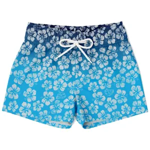 Alaska Libertarian Hawaiian Kids Swim Trunks - With Igloos and Porcupines