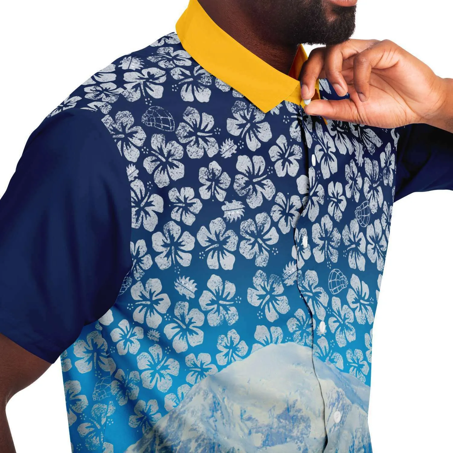 Alaska Libertarian Hawaiian Shirt - With Igloos and Porcupines