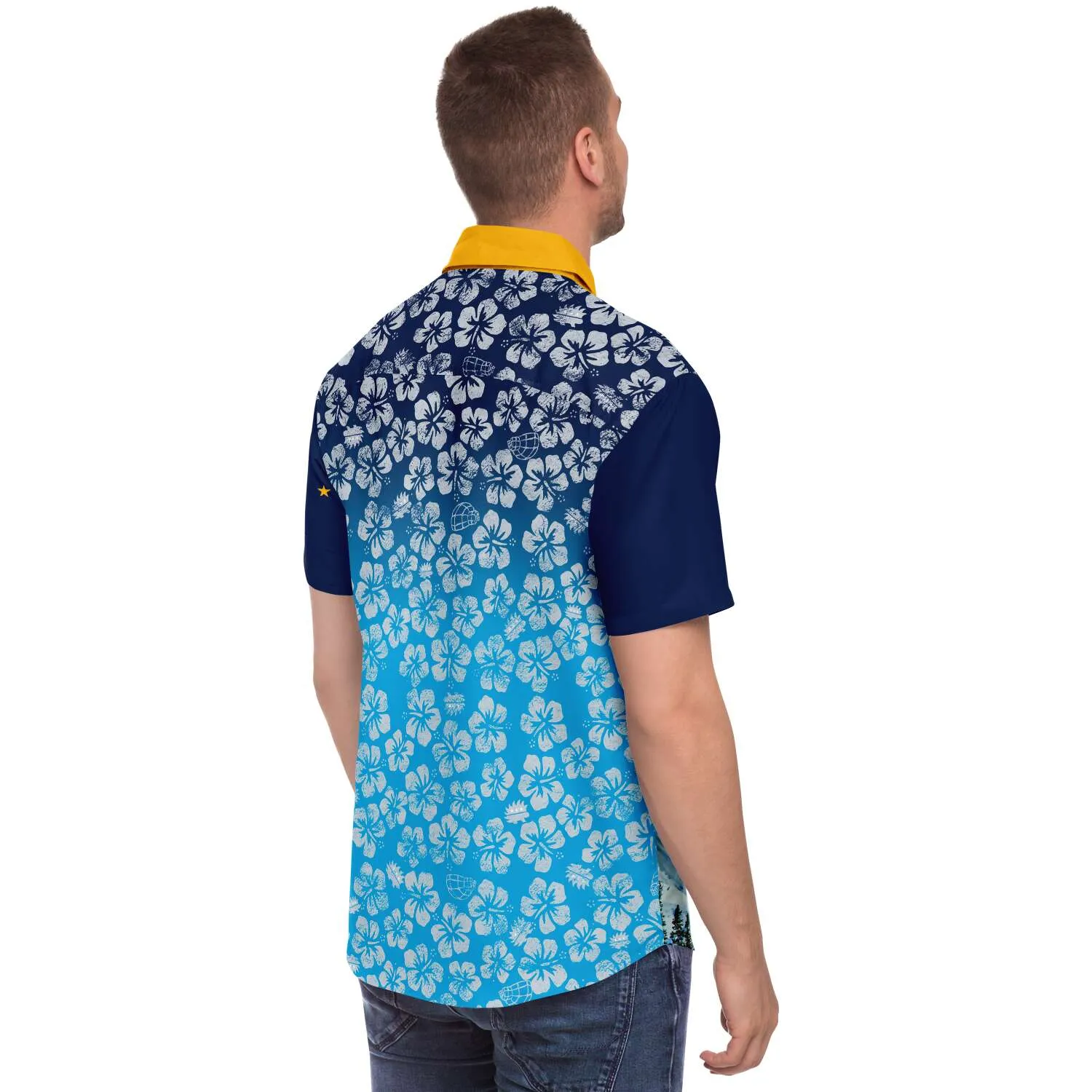 Alaska Libertarian Hawaiian Shirt - With Igloos and Porcupines