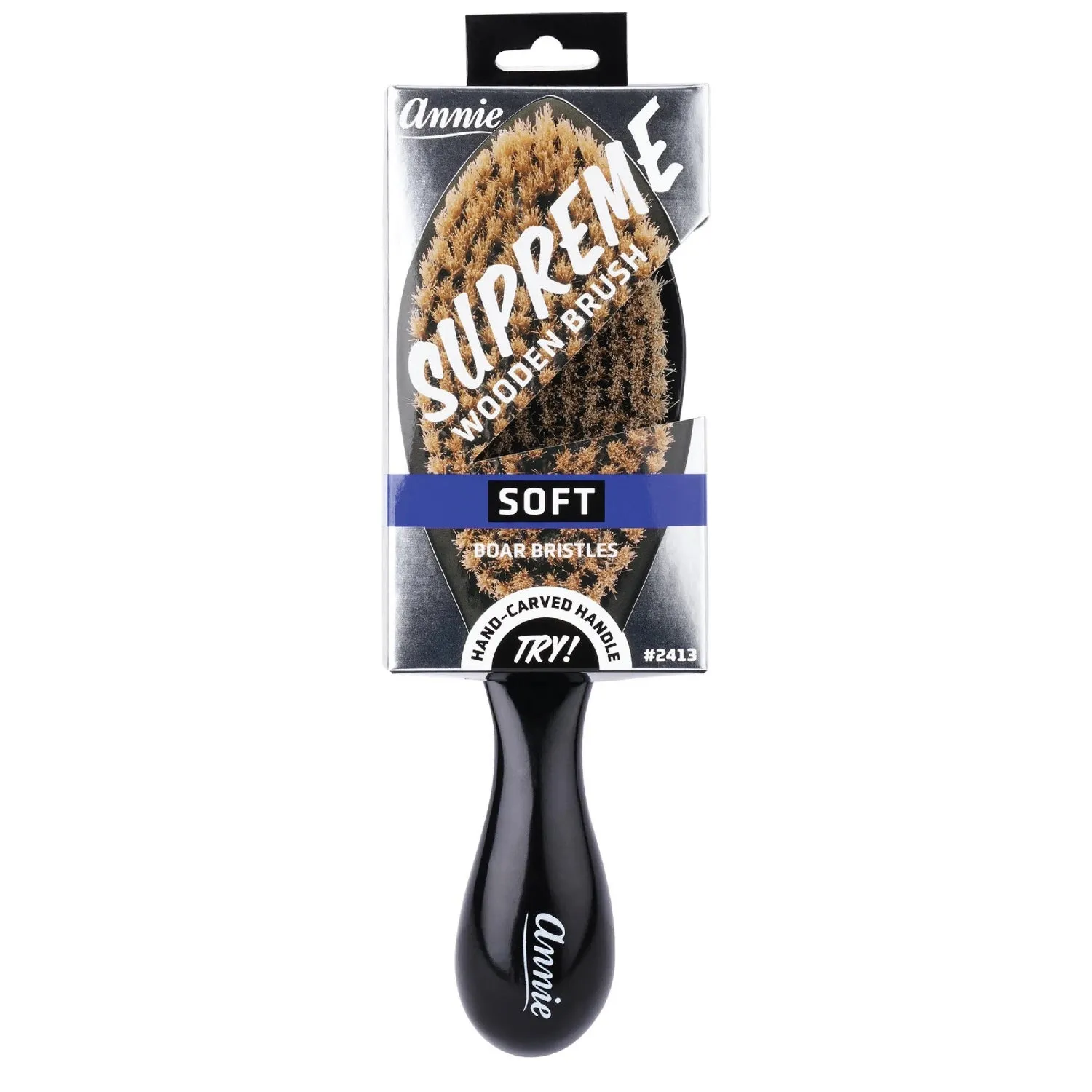 Annie Supreme Wave Brush Soft Boar Bristles