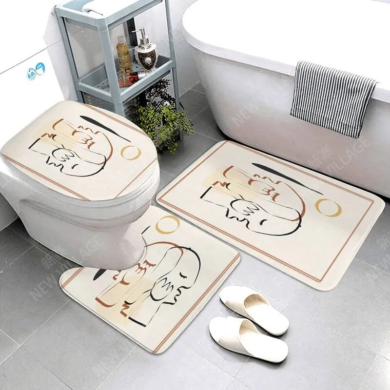 Anti-Slip Decorative Bathroom Bath Mat
