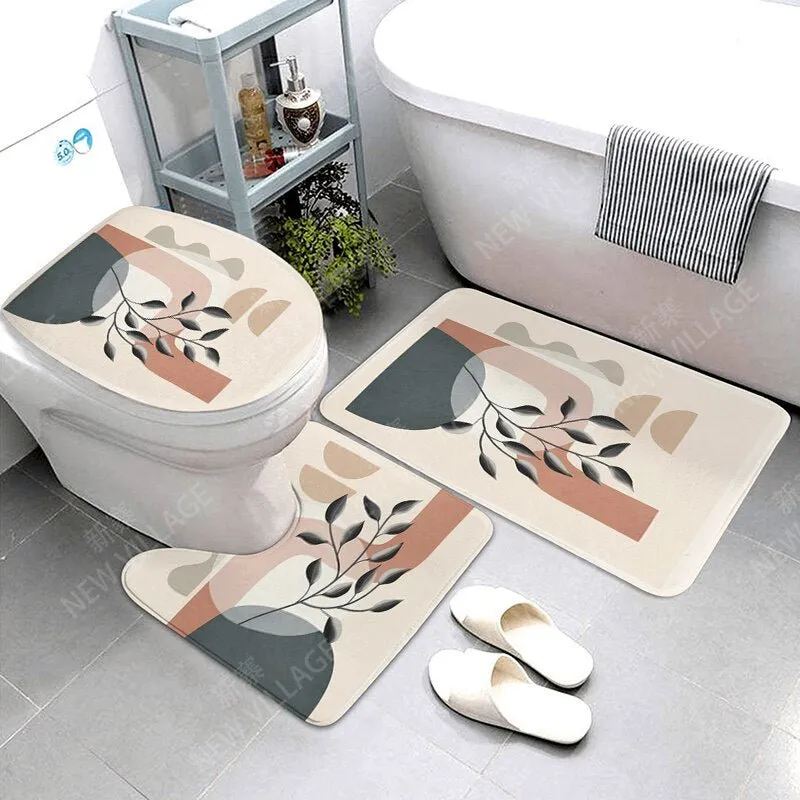 Anti-Slip Decorative Bathroom Bath Mat
