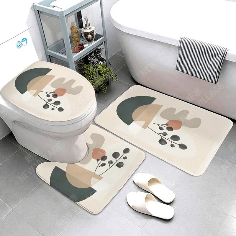 Anti-Slip Decorative Bathroom Bath Mat