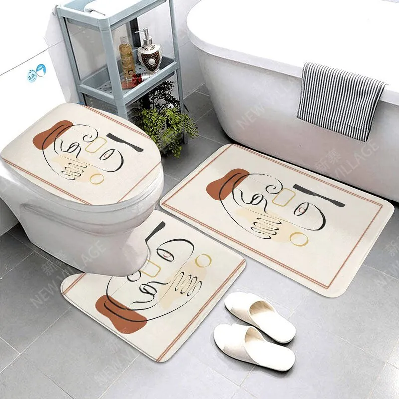 Anti-Slip Decorative Bathroom Bath Mat