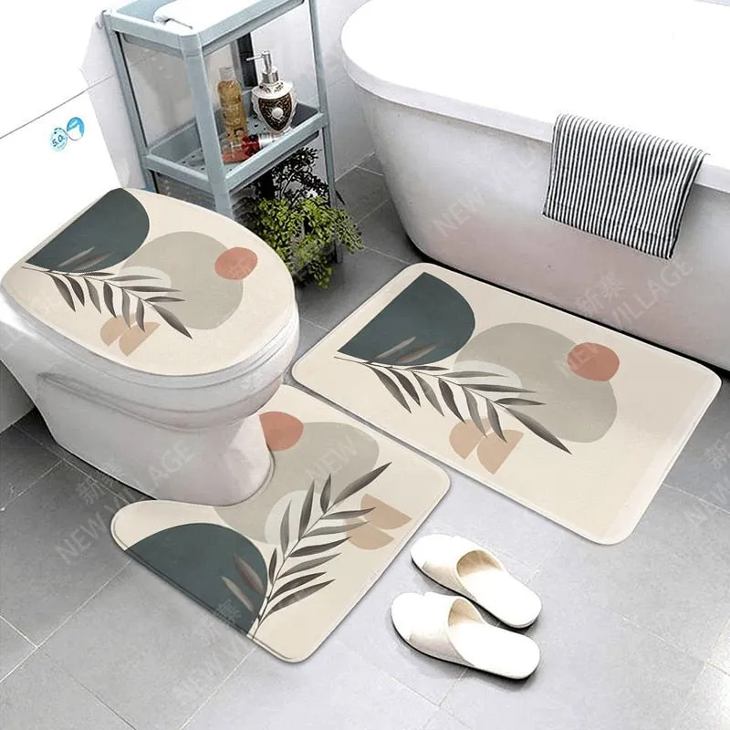 Anti-Slip Decorative Bathroom Bath Mat