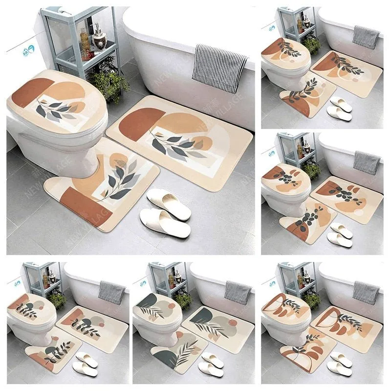 Anti-Slip Decorative Bathroom Bath Mat
