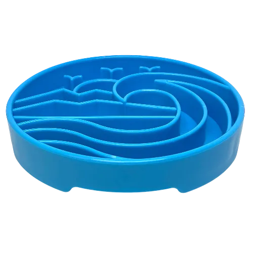 Baja Design eTray Enrichment Slow Feeder Tray for Dogs - Light Blue