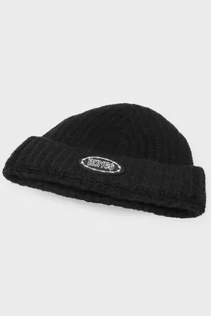 BILLY BONES CLUB BARB KNIT BEANIE - BLACK