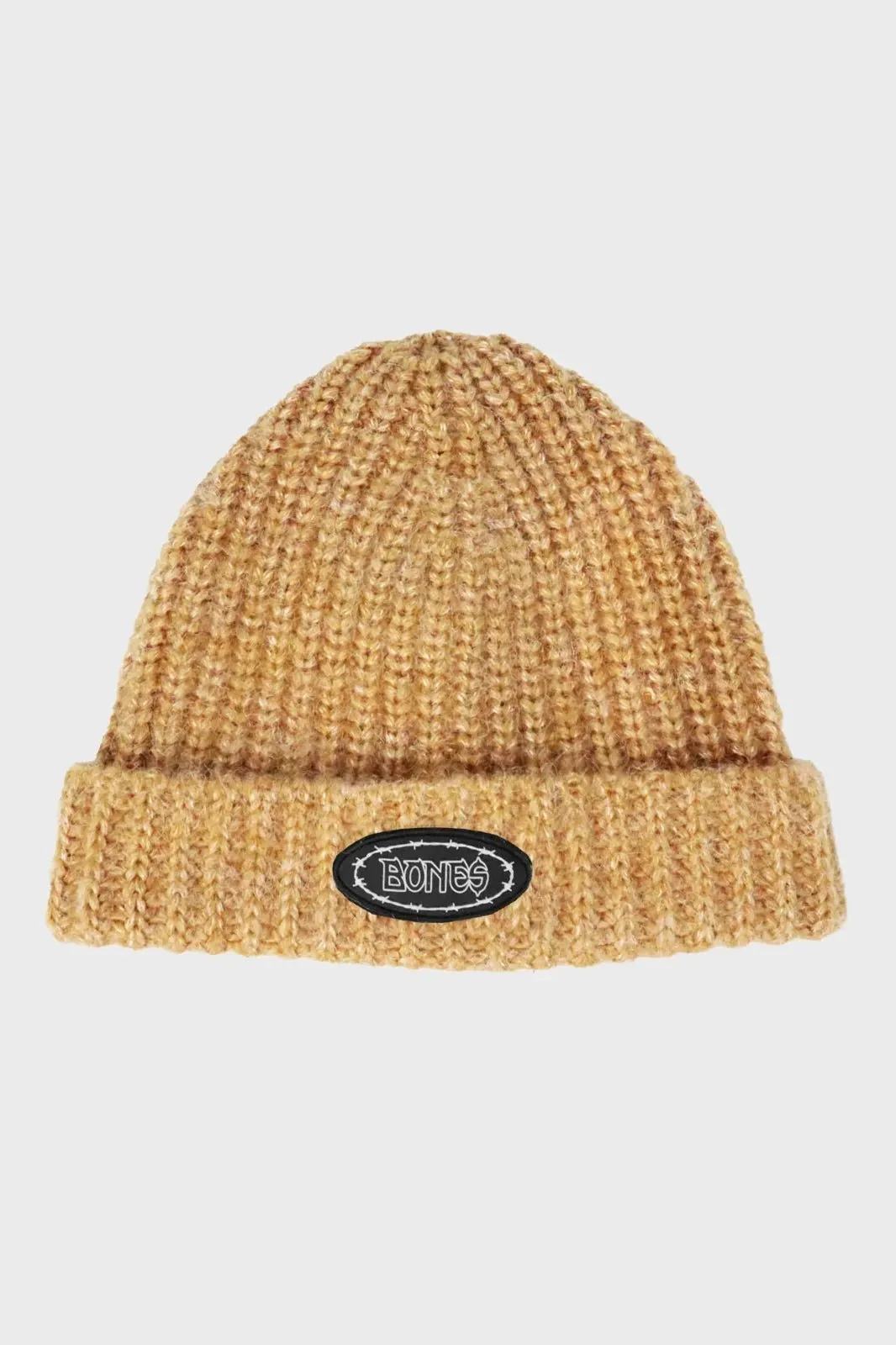 BILLY BONES CLUB BARB KNIT BEANIE - MUSTARD