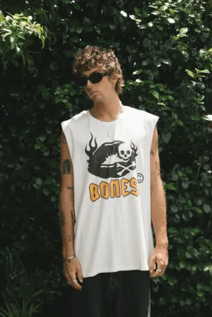 BILLY BONES CLUB LOVE POTION TANK - WHITE