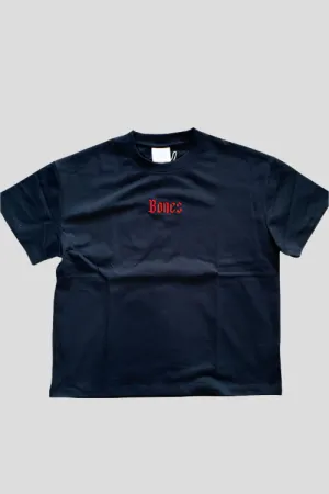 BILLY BONES CLUB MENS GOTHIC BOX TEE - BLACK/RED