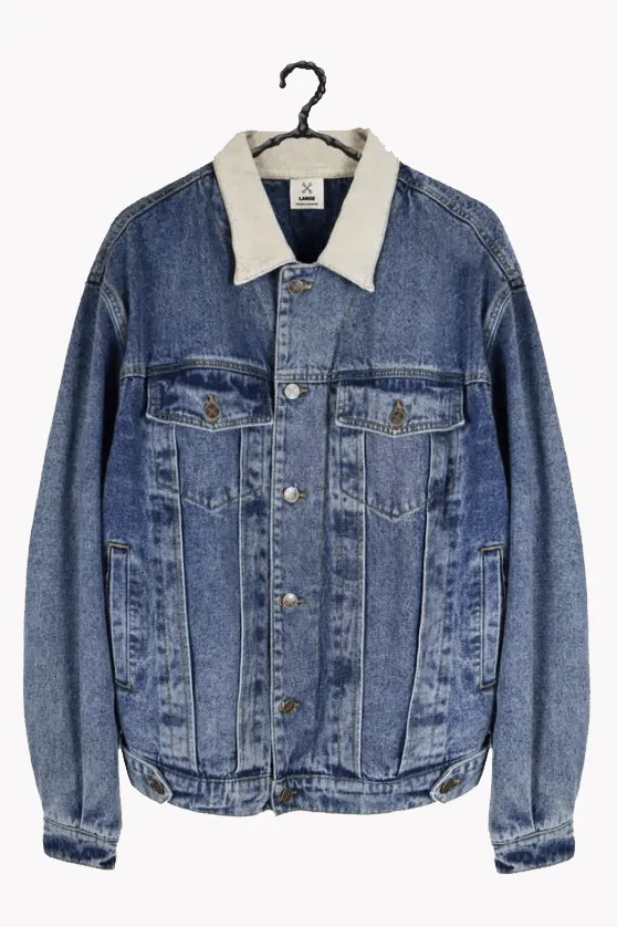 BILLY BONES CLUB VINTAGE TRUCKER DENIM JACKET - DENIM