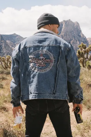 BILLY BONES CLUB VINTAGE TRUCKER DENIM JACKET - DENIM