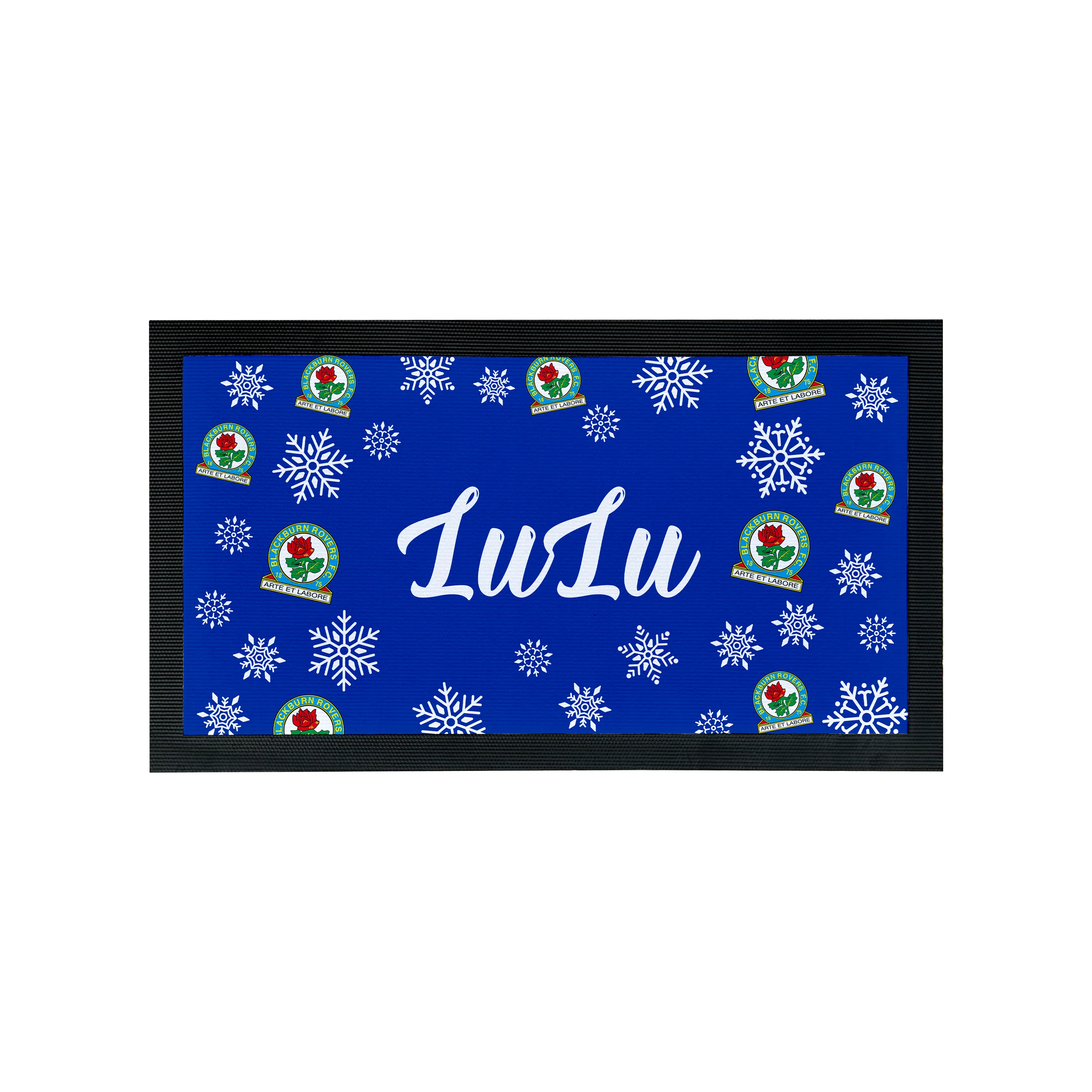 Blackburn Rovers Christmas Pet Feeding Mat