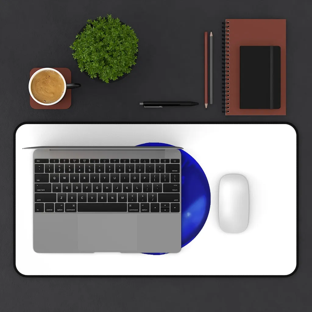 Blue Orb Desk Mat