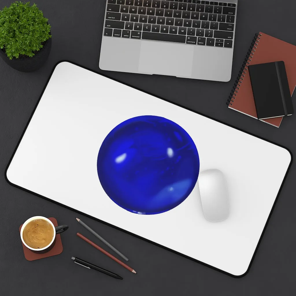 Blue Orb Desk Mat