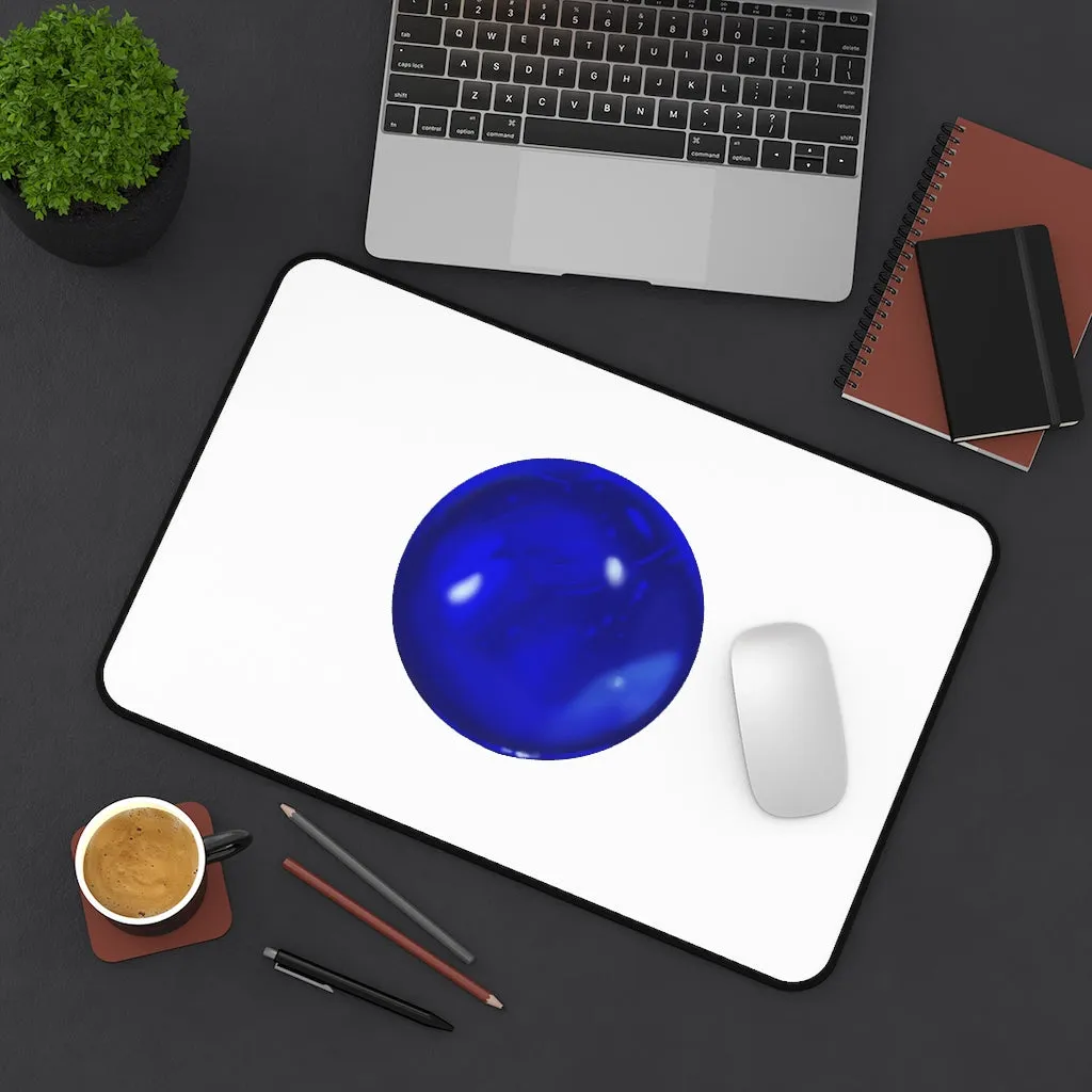 Blue Orb Desk Mat