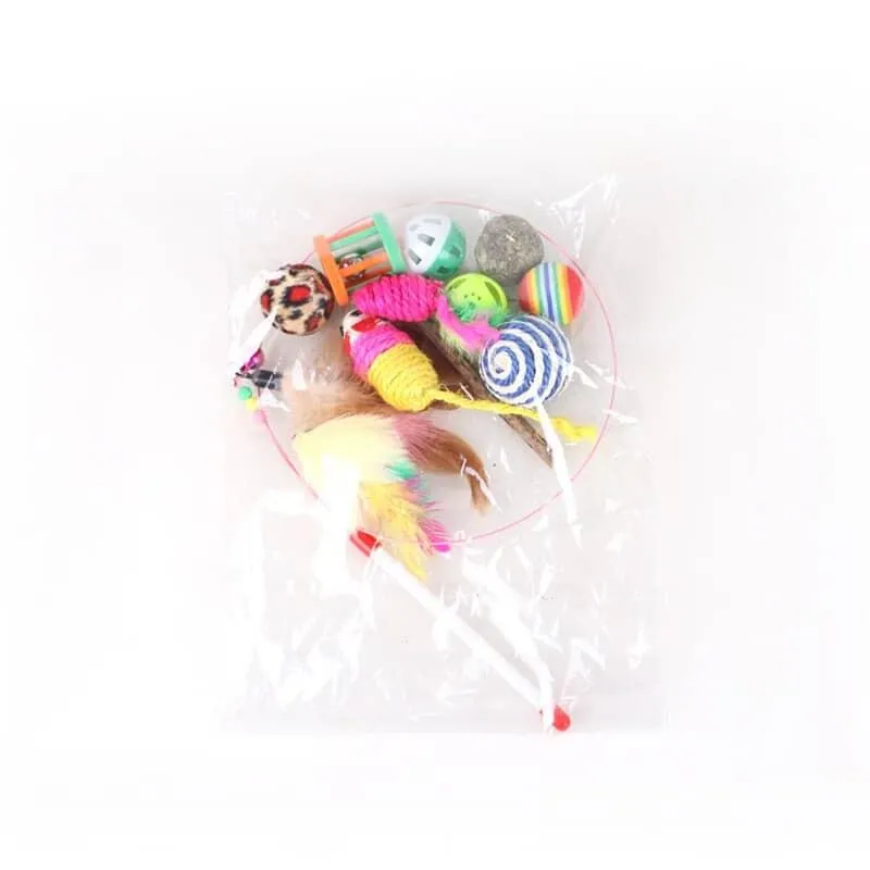 Cat Teaser Toy 12 Pcs Set