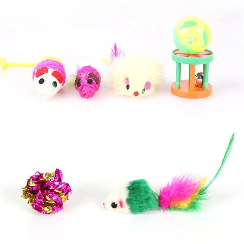 Cat Teaser Toy 12 Pcs Set