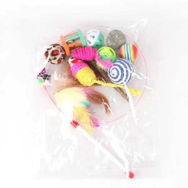 Cat Teaser Toy 12 Pcs Set