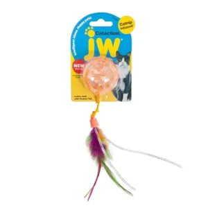 Cataction Lattice Ball with Tail Cat Toy