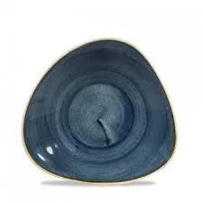 CHURCHILL SUPER VITRIFIED TRIANGLE SHALLOW BOWL 21 CM