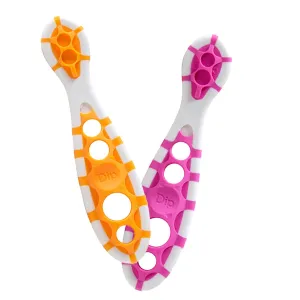 Cognikids Dip  Weaning Pre-Spoon - Tangerine/Flamingo