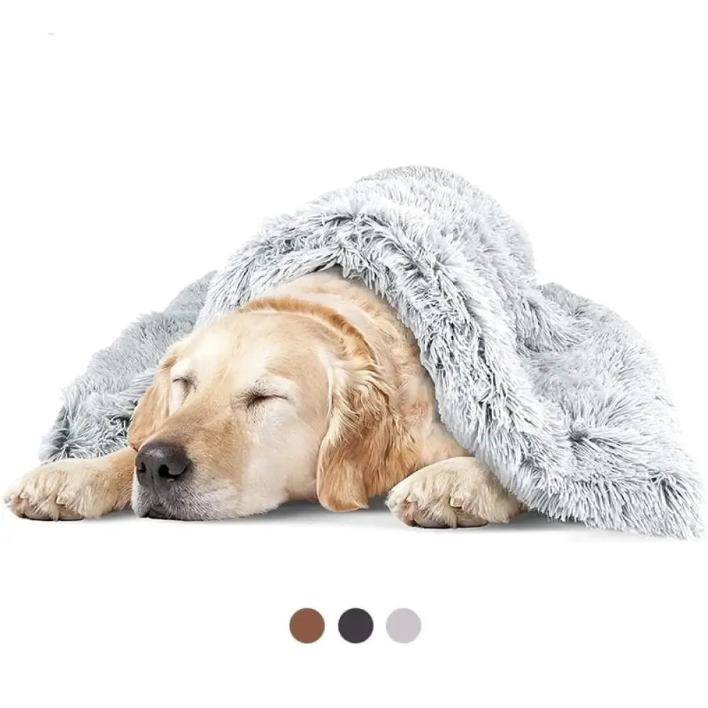 Comfortable Anti-anxiety Calming Pet Throw Blankets for Small, Medium, and Large Breeds