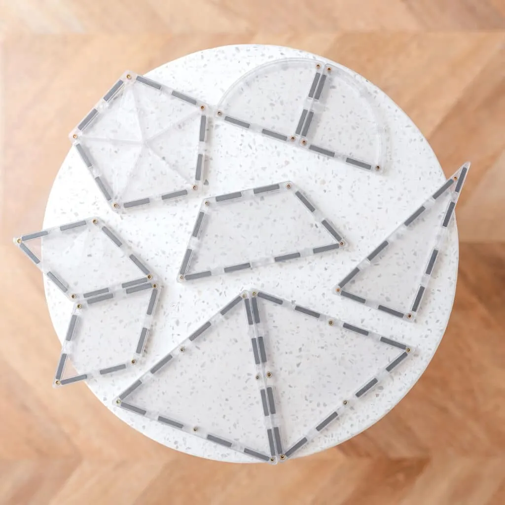 Connetix Magnetic Tiles Clear 24 Piece Expansion Pack