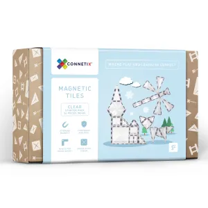 Connetix Tiles - 34 Piece Starter Pack - Clear