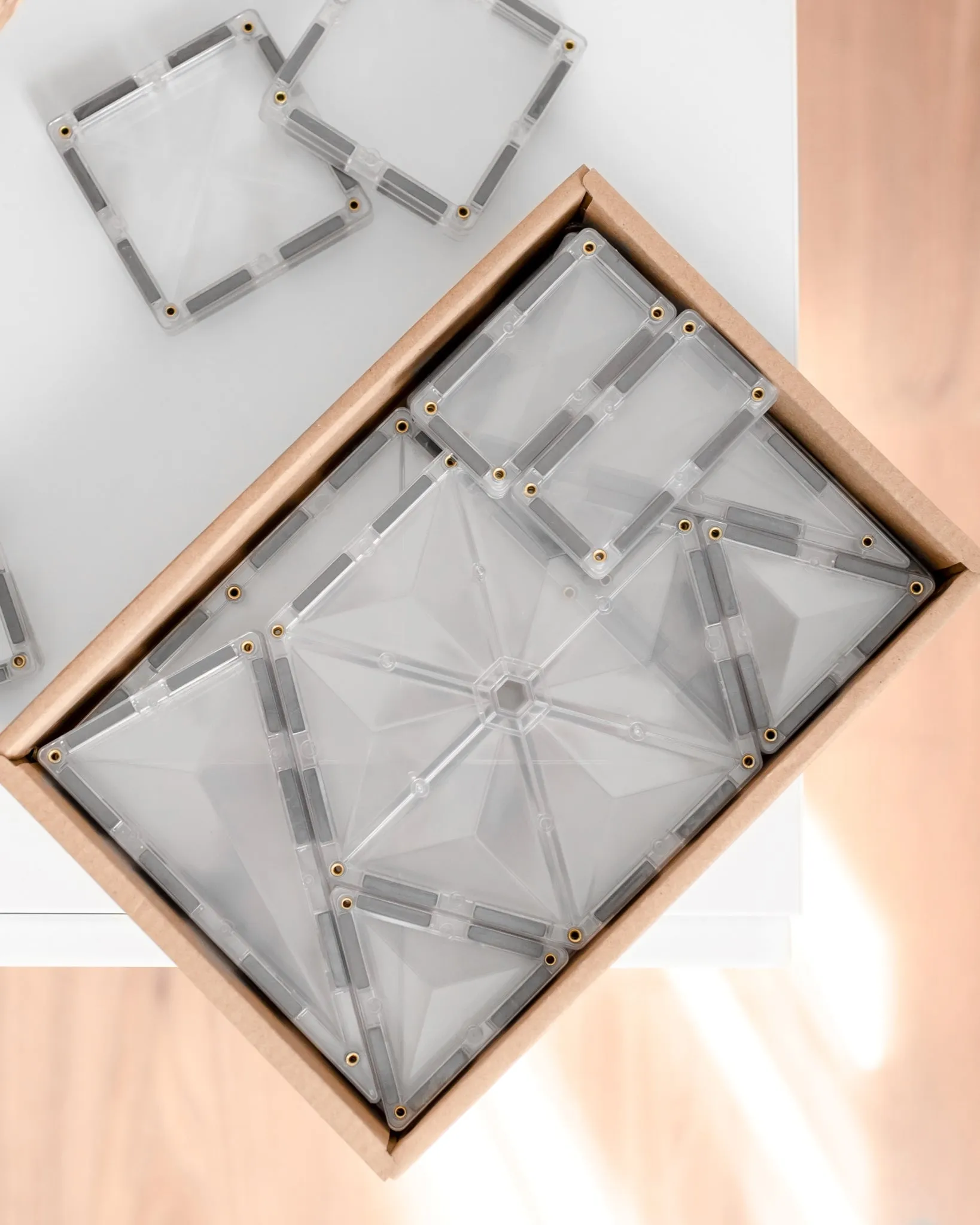 Connetix Tiles CLEAR 34 Piece Starter Pack