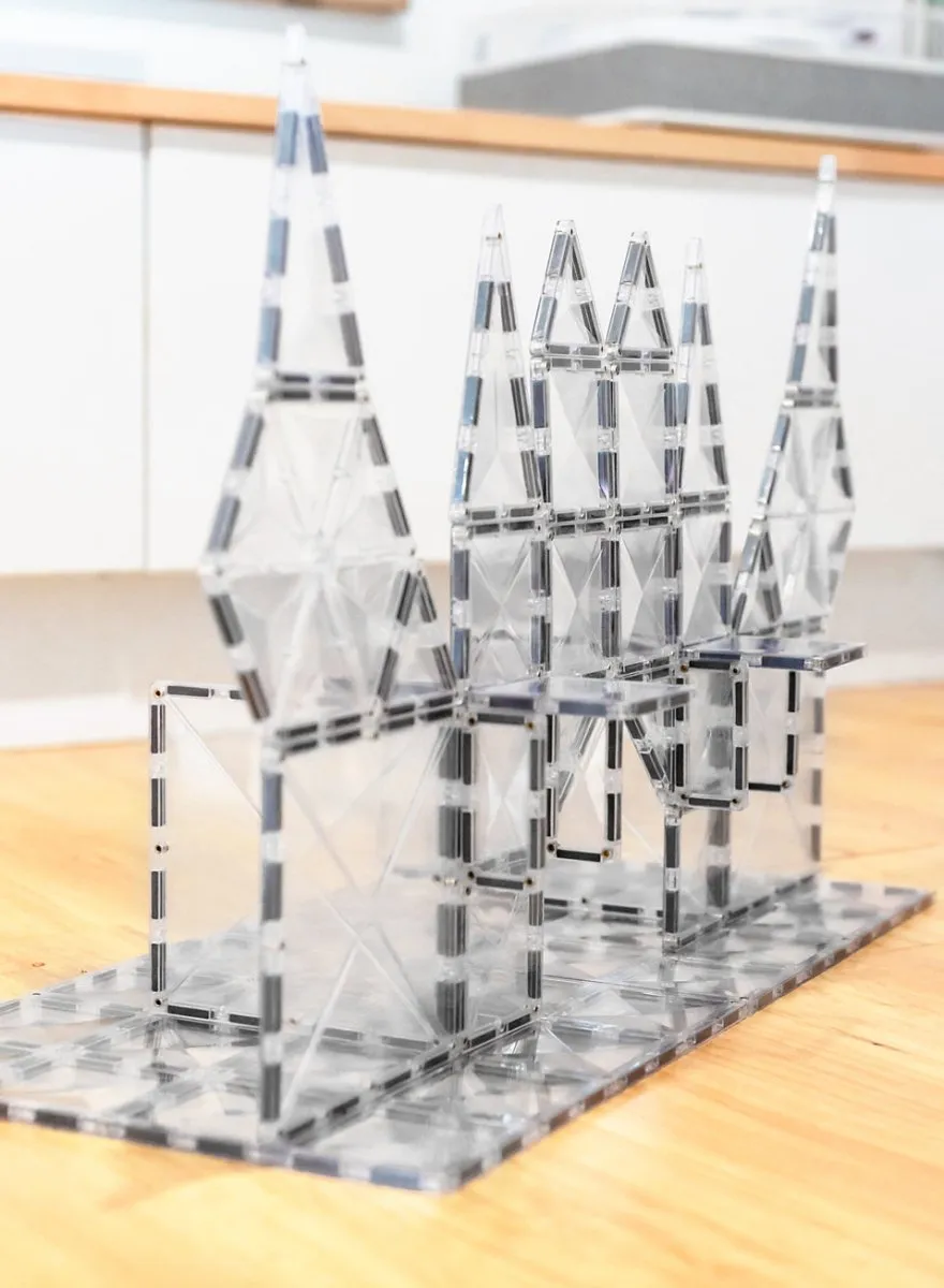 Connetix Tiles - Clear Starter Pack - 34 pc
