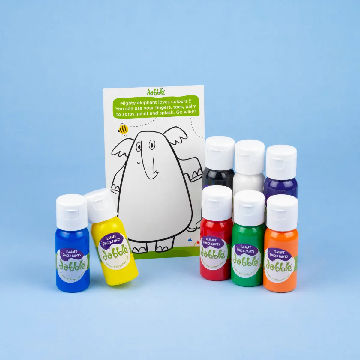 Dabble Starter Painting   Chubby Brush Combo Kit