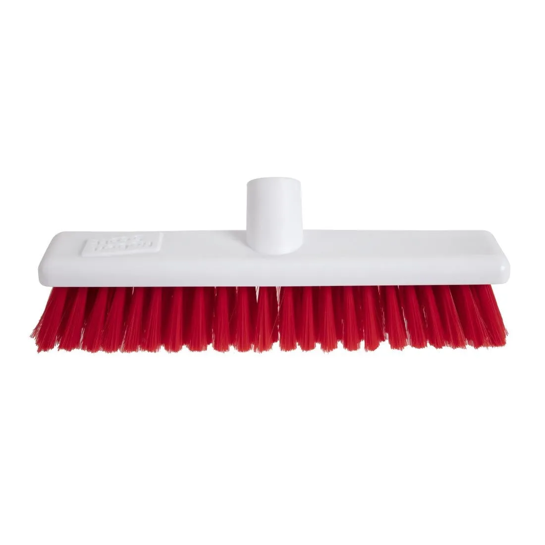 DN830 Jantex Hygiene Broom Soft Bristle Red 12in