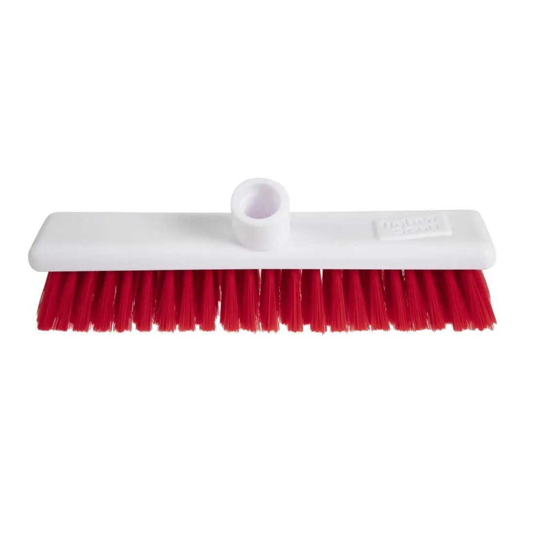 DN830 Jantex Hygiene Broom Soft Bristle Red 12in