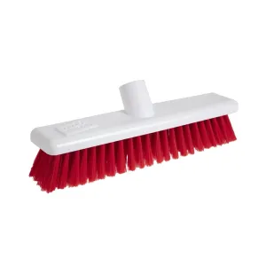 DN830 Jantex Hygiene Broom Soft Bristle Red 12in