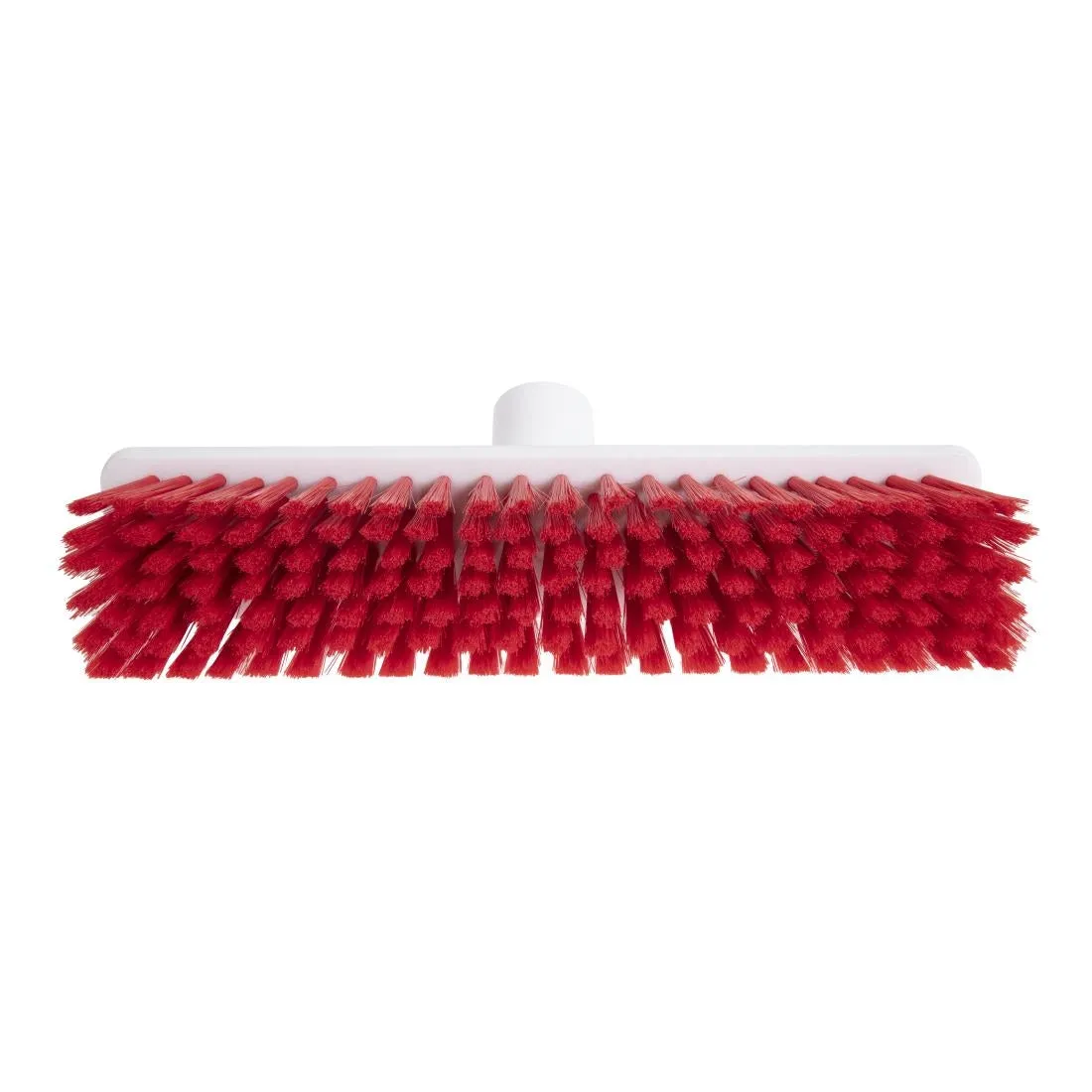 DN830 Jantex Hygiene Broom Soft Bristle Red 12in