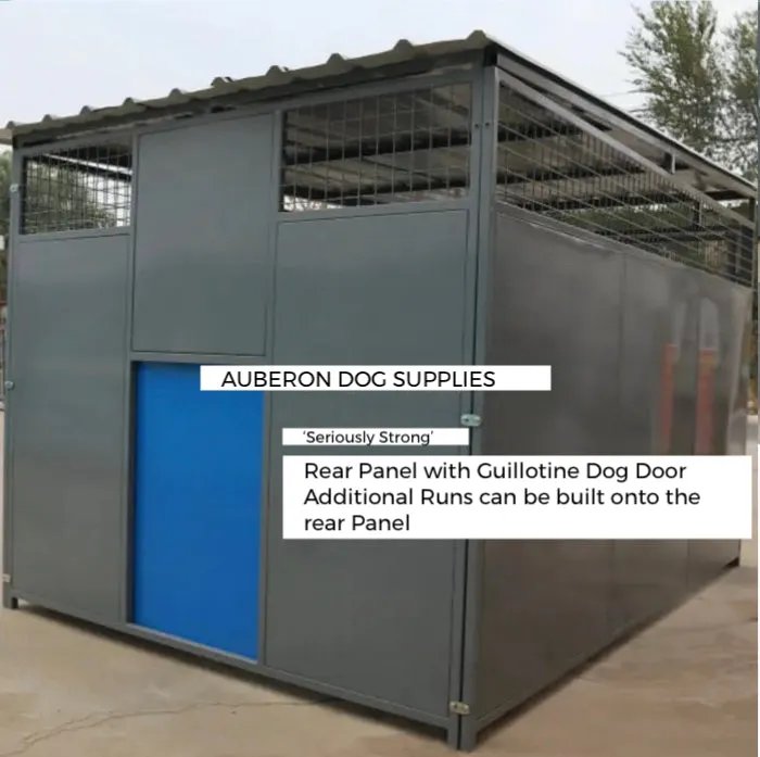 Dog Kennel Run 2.4x1.8m or 4.4x1.8m indestructible safe secure Yard Enclosure w/Roof ‘Seriously Strong’ ESL85 yrs