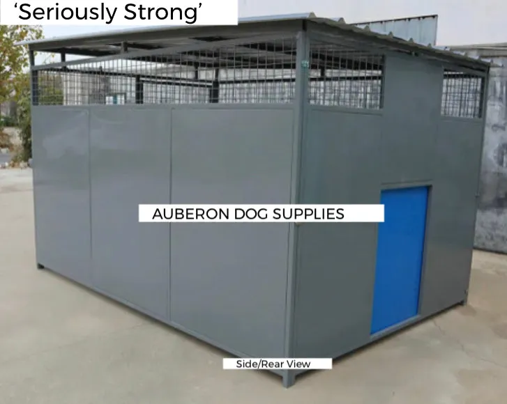 Dog Kennel Run 2.4x1.8m or 4.4x1.8m indestructible safe secure Yard Enclosure w/Roof ‘Seriously Strong’ ESL85 yrs