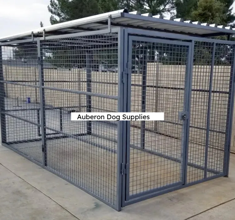 Dog Kennel Run 2.4x1.8m or 4.4x1.8m indestructible safe secure Yard Enclosure w/Roof ‘Seriously Strong’ ESL85 yrs