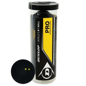 Dunlop Pro Ball (Double Yellow) - 3 Ball Tube
