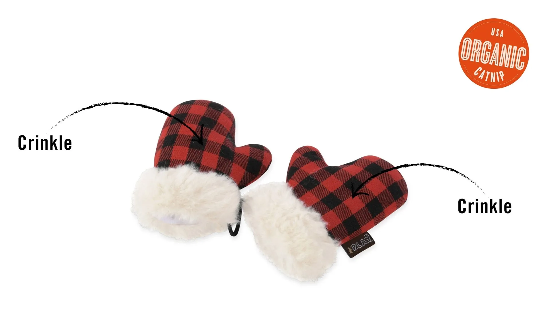 Feline Frenzy Cat Toy - Kitten Mittens by P.L.A.Y.